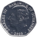 2023 THE SOWRD OFFERING 50P ISLE OF MAN - 50P REGIONAL ISSUES - Cambridgeshire Coins