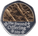 2023 THE SOWRD OFFERING 50P ISLE OF MAN - 50P REGIONAL ISSUES - Cambridgeshire Coins