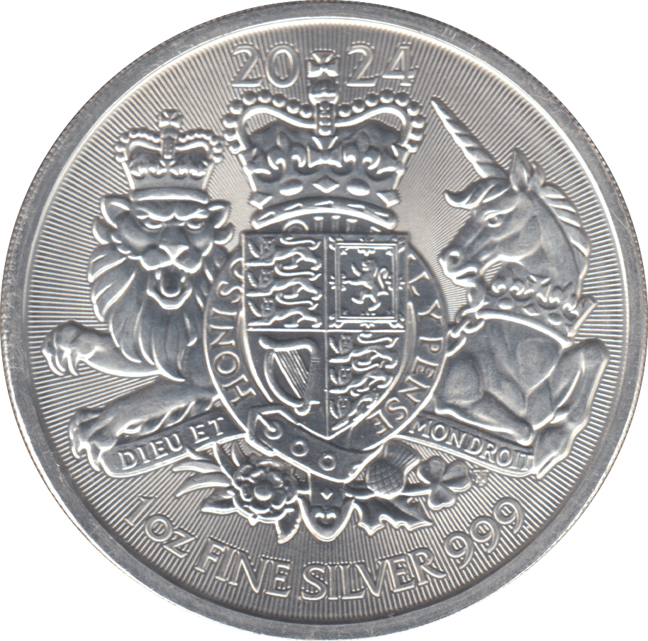 2024 1 OUNCE FINE SILVER .999 2 POUND - SILVER WORLD COINS - Cambridgeshire Coins