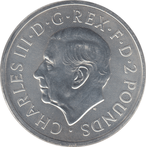 2024 1 OUNCE FINE SILVER .999 2 POUND - SILVER WORLD COINS - Cambridgeshire Coins