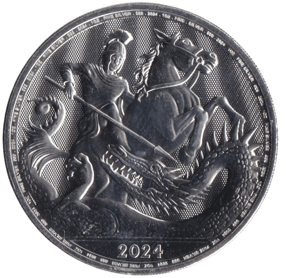 2024 1 OZ SILVER BRITANNIA 2 POUND COIN - SILVER 1 oz COINS - Cambridgeshire Coins