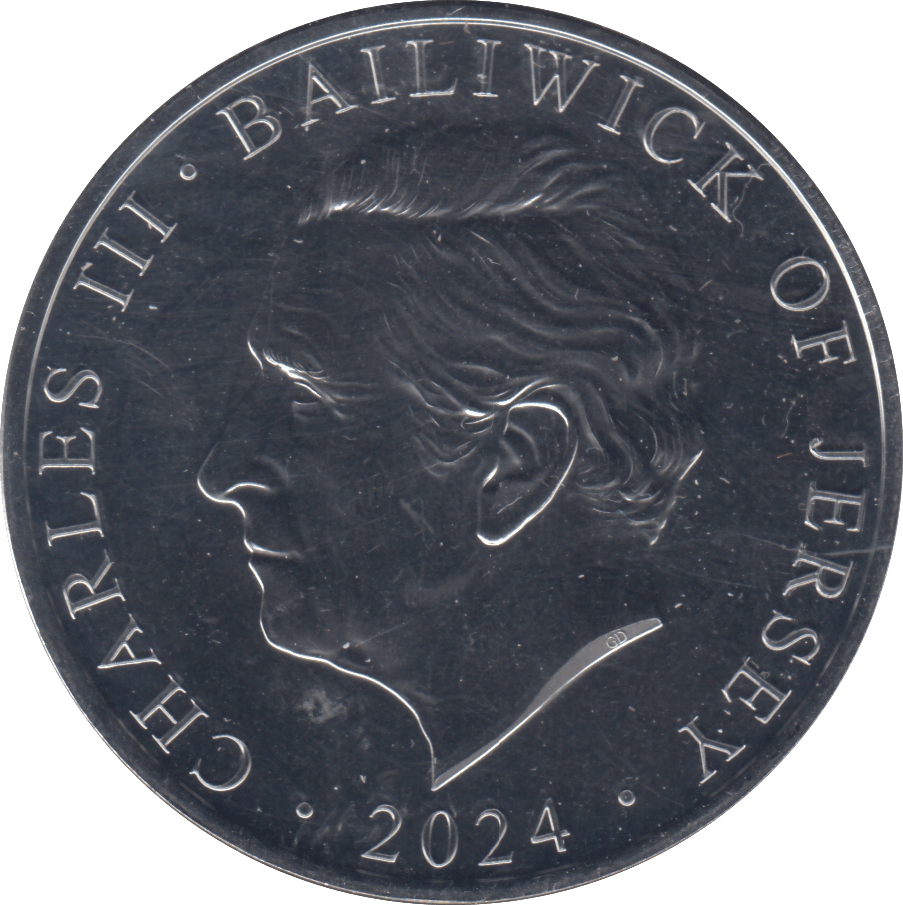 2024 £5 D - DAY BAILIWICK OF JERSEY BU - WORLD COINS - Cambridgeshire Coins