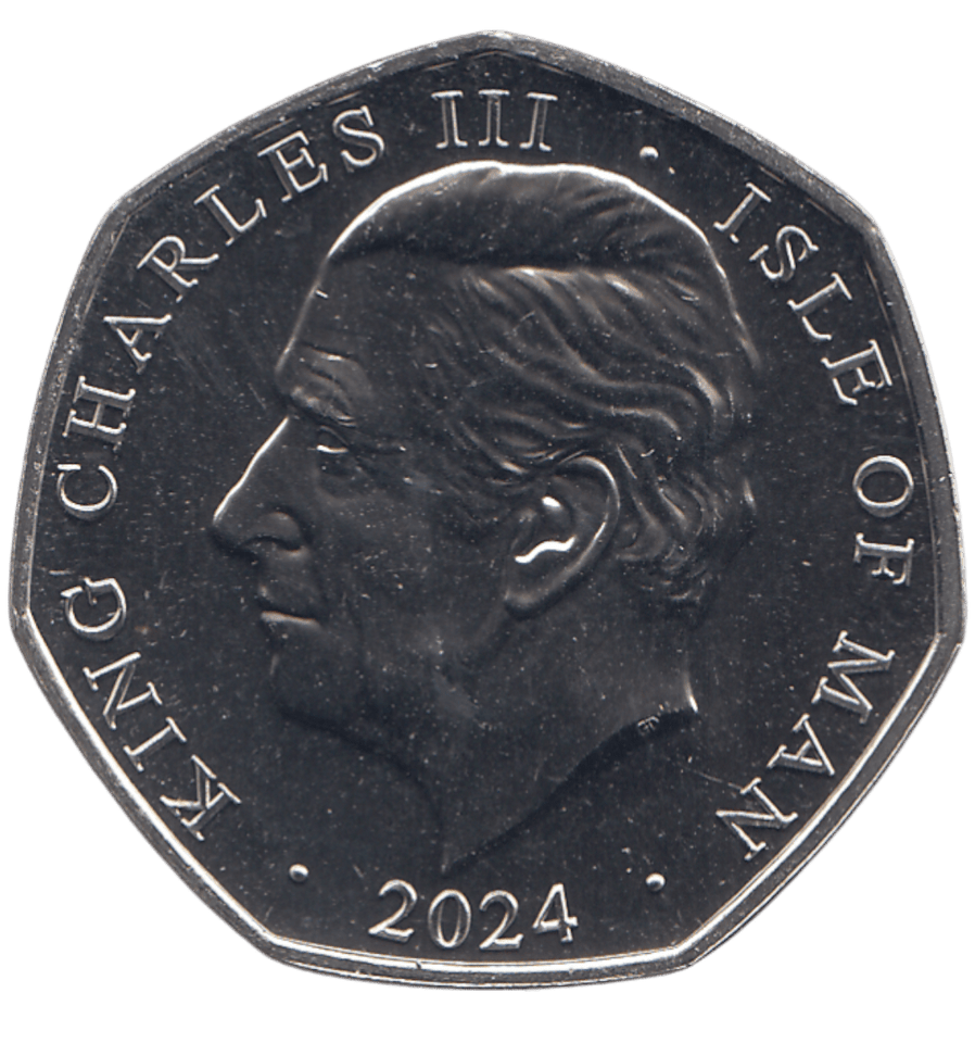 2024 50 PENCE ISLE OF MAN MOTOR RACING ( BU ) - 50p BU - Cambridgeshire Coins