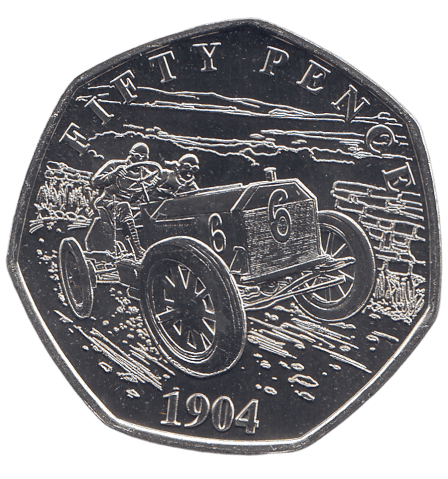 2024 50 PENCE ISLE OF MAN MOTOR RACING ( BU ) - 50p BU - Cambridgeshire Coins