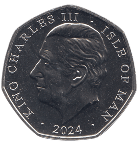 2024 50 PENCE ISLE OF MAN MOTOR RACING ( BU ) - 50p BU - Cambridgeshire Coins