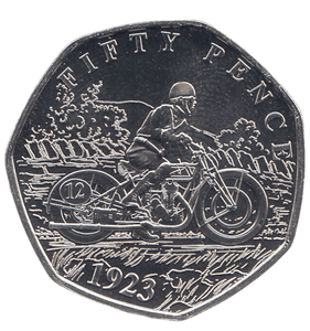 2024 50 PENCE ISLE OF MAN MOTOR RACING ( BU ) - 50p BU - Cambridgeshire Coins