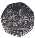 2024 50 PENCE ISLE OF MAN MOTOR RACING ( BU ) - 50p BU - Cambridgeshire Coins