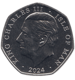 2024 50 PENCE ISLE OF MAN MOTOR RACING ( BU ) - 50p BU - Cambridgeshire Coins