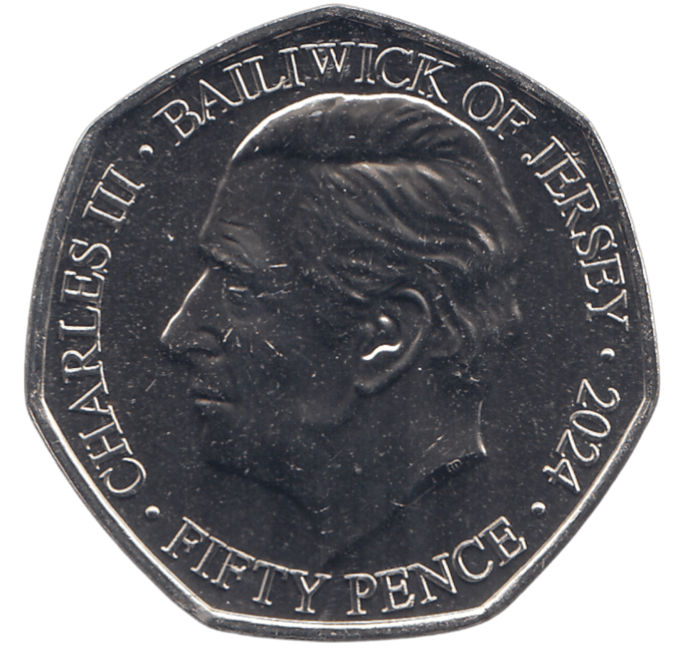 2024 50 PENCE ST ANDREW OF SCOTLAND COLOURED - WORLD COINS - Cambridgeshire Coins