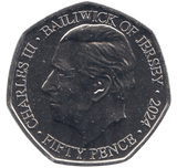 2024 50 PENCE ST ANDREW OF SCOTLAND COLOURED - WORLD COINS - Cambridgeshire Coins