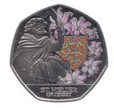 2024 50 PENCE ST HELIER OF JERSEY COLOURED - WORLD COINS - Cambridgeshire Coins