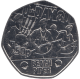 2024 50P BEACH PIPER D DAY 80TH ANNIVERSARY ( BU ) - 50p BU - Cambridgeshire Coins