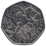 2024 50P HARRY POTTER THE WINGED KEYS ( BU ) - WORLD COINS - Cambridgeshire Coins