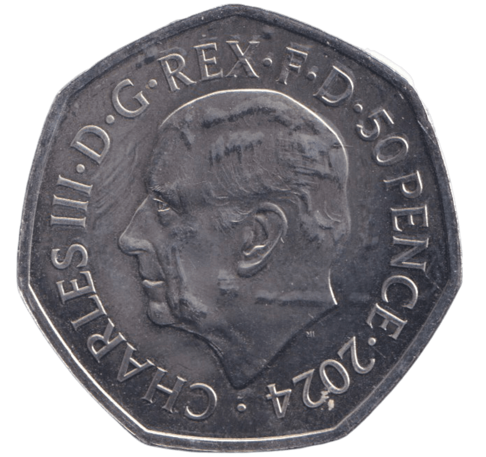 2024 50P HARRY POTTER THE WINGED KEYS COLOURED ( BU ) - WORLD COINS - Cambridgeshire Coins
