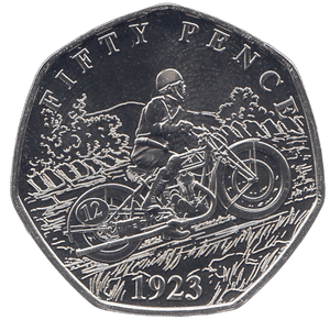 2024 50P ISLE OF MAN MOTOR RACING ( BU ) - 50p BU - Cambridgeshire Coins
