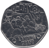 2024 50P LANDING CRAFT D DAY 80TH ANNIVERSARY ( BU ) - 50p BU - Cambridgeshire Coins