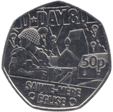 2024 50P SAINTE - MERE EGLISE D DAY 80TH ANNIVERSARY ( BU ) - 50p BU - Cambridgeshire Coins
