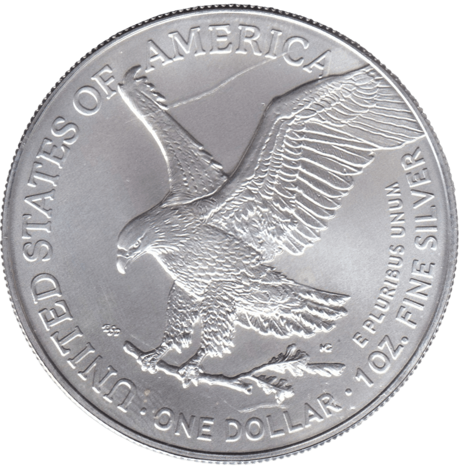 2024 AMERICAN EAGLE SILVER DOLLAR 1 OZ FINE SILVER USA - SILVER WORLD COINS - Cambridgeshire Coins