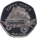 2024 BAILIWICK OF JERSEY FIRE BRIGADE - ST. HELIER 50P BU - 50P REGIONAL ISSUE - Cambridgeshire Coins