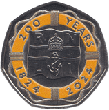 2024 BRILLIANT UNCIRCULATED COLOURISED 200 YEARS RNLI FIFTY PENCE - 50p BU - Cambridgeshire Coins