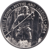 2024 BRILLIANT UNCIRCULATED £5 COIN LITTLE JOHN BU - £5 BU - Cambridgeshire Coins