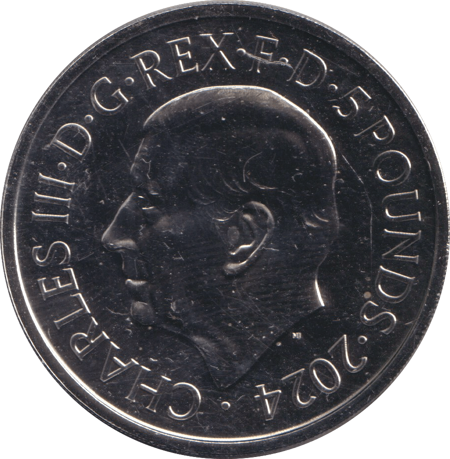 2024 BRILLIANT UNCIRCULATED £5 COIN LITTLE JOHN BU - £5 BU - Cambridgeshire Coins