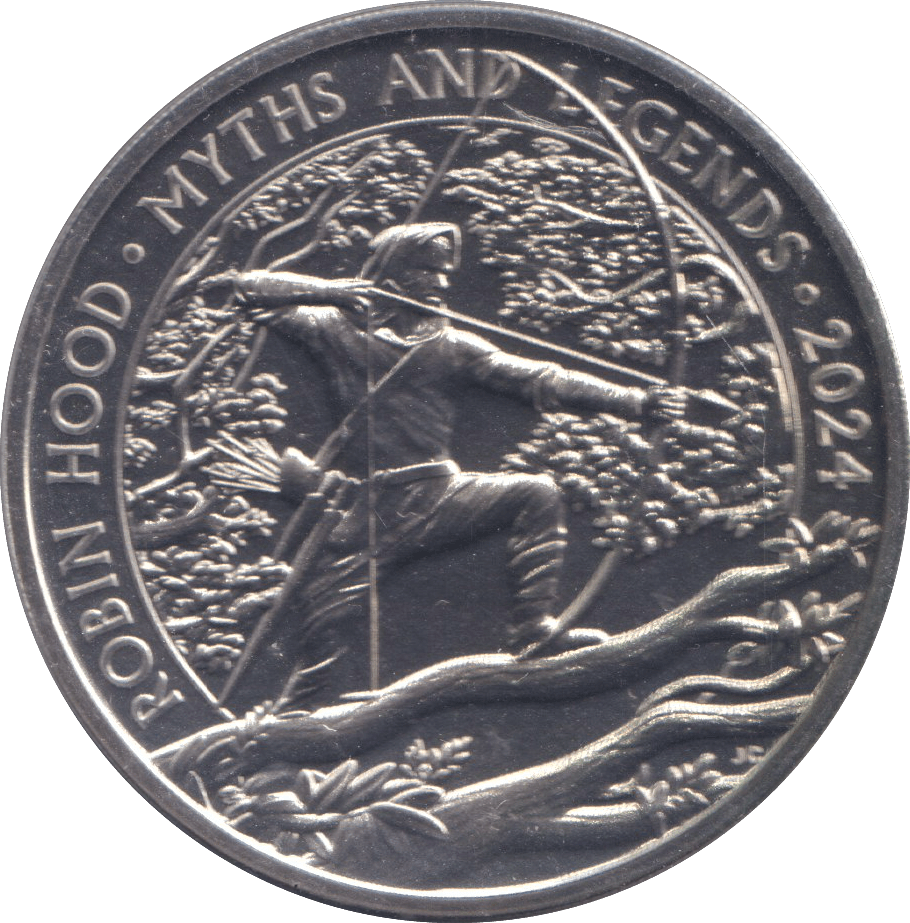 2024 BRILLIANT UNCIRCULATED £5 COIN ROBIN HOOD BU - £5 BU - Cambridgeshire Coins