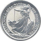 2024 BRILLIANT UNCIRCULATED SILVER 1/10 OUNCE BRITANNIA - SILVER WORLD COINS - Cambridgeshire Coins