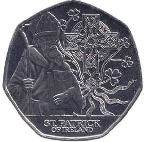 2024 BU 50P ST.PATRICK OF IRELAND BAILIWICK OF JERSEY - 50p BU - Cambridgeshire Coins