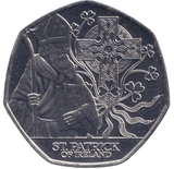 2024 BU 50P ST.PATRICK OF IRELAND BAILIWICK OF JERSEY - 50p BU - Cambridgeshire Coins
