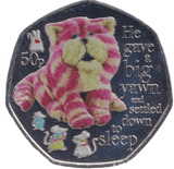 2024 COLOURED 50P BAGPUSS BU - 50p BU - Cambridgeshire Coins