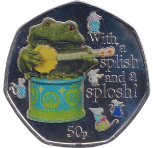 2024 COLOURED 50P BAGPUSS GABRIEL THE BANJO BU - 50p BU - Cambridgeshire Coins