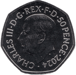 2024 FIFTY PENCE BRILLIANT UNCIRCULATED 50P X WING - 50p BU - Cambridgeshire Coins