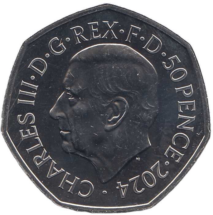 2024 FIFTY PENCE BRILLIANT UNCIRCULATED COLOURISED 50P COELODONTA - 50p BU - Cambridgeshire Coins