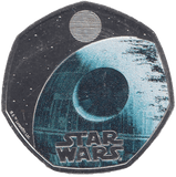 2024 FIFTY PENCE BRILLIANT UNCIRCULATED COLOURISED 50P DEATH STAR - 50p BU - Cambridgeshire Coins