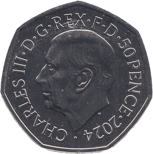 2024 FIFTY PENCE BRILLIANT UNCIRCULATED COLOURISED 50P DEATH STAR - 50p BU - Cambridgeshire Coins