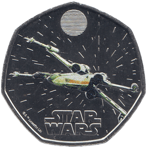 2024 FIFTY PENCE BRILLIANT UNCIRCULATED COLOURISED 50P X WING - 50p BU - Cambridgeshire Coins