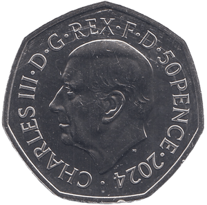 2024 FIFTY PENCE BRILLIANT UNCIRCULATED COLOURISED X WING - 50p BU - Cambridgeshire Coins