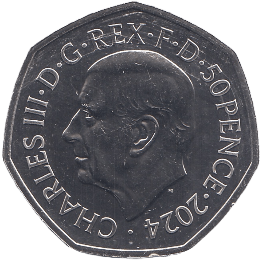 2024 FIFTY PENCE BRILLIANT UNCIRCULATED COLOURISED X WING - 50p BU - Cambridgeshire Coins