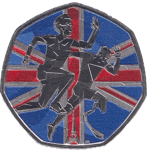 2024 FIFTY PENCE COLOURISED TEAM GB AND PARALYMPICS KING CHARLES III - 50p PROOF - Cambridgeshire Coins