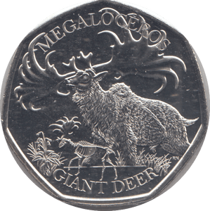 2024 FIFTY PENCE GIANT DEER BU - Cambridgeshire Coins