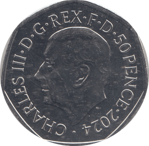 2024 FIFTY PENCE GIANT DEER BU - Cambridgeshire Coins