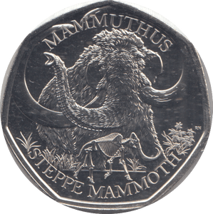 2024 FIFTY PENCE STEPPE MAMMOTH BU - Cambridgeshire Coins