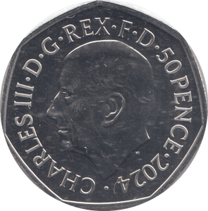 2024 FIFTY PENCE THE BLACK LAKE BU - Cambridgeshire Coins