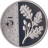2024 FIVE PENCE PROOF OAK TREE LEAF KING CHARLES III - 5p PROOF - Cambridgeshire Coins