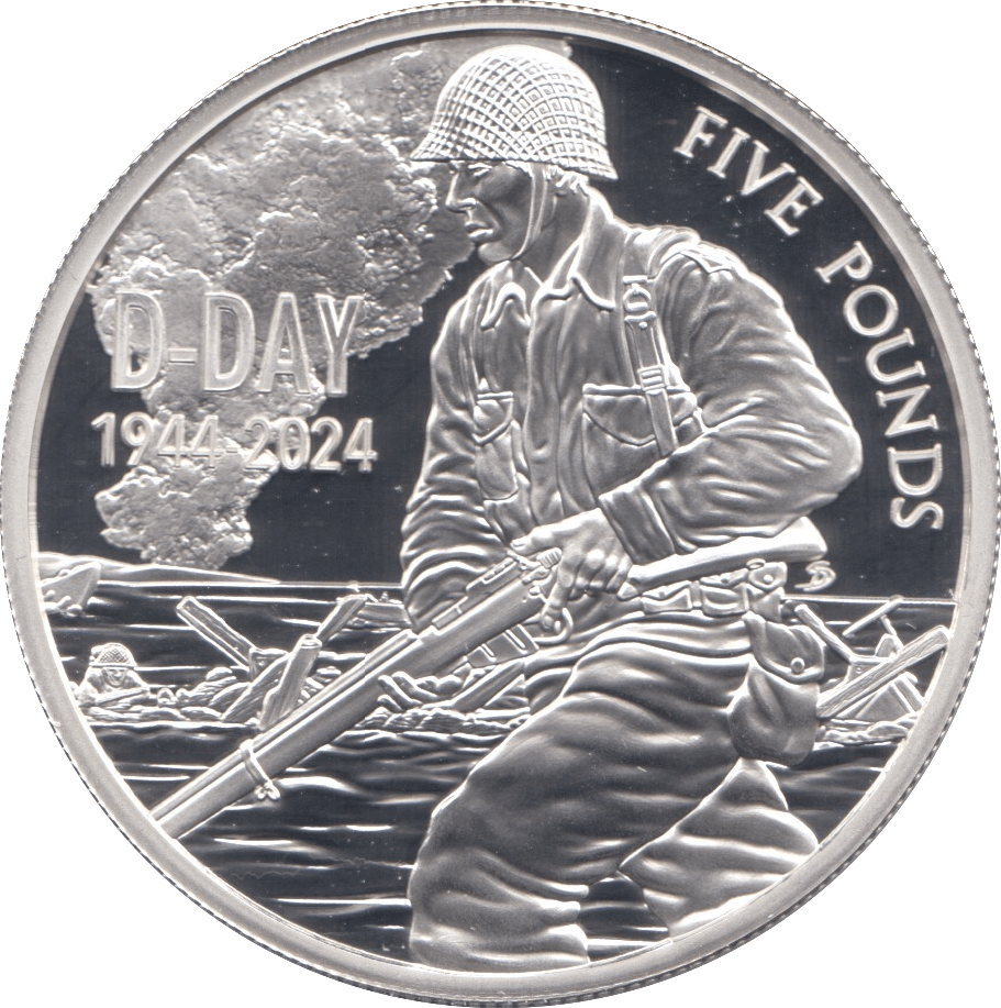 2024 FIVE POUNDS SILVER PROOF ASCENSION ISLANDS - SILVER WORLD COINS - Cambridgeshire Coins
