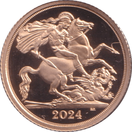 2024 GOLD HALF SOVEREIGN ( PROOF ) - HALF SOVEREIGN - Cambridgeshire Coins