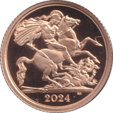 2024 GOLD HALF SOVEREIGN ( PROOF ) - HALF SOVEREIGN - Cambridgeshire Coins
