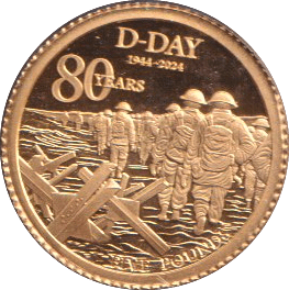 2024 GOLD PROOF FIVE POUND ALDERNEY - GOLD WORLD COINS - Cambridgeshire Coins