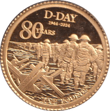 2024 GOLD PROOF FIVE POUND ALDERNEY - GOLD WORLD COINS - Cambridgeshire Coins